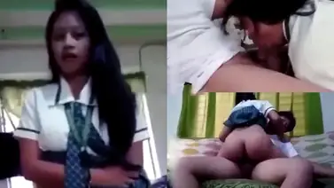 Pelajar School Ngewe Mumpung Rumah Sepi Ganas poster